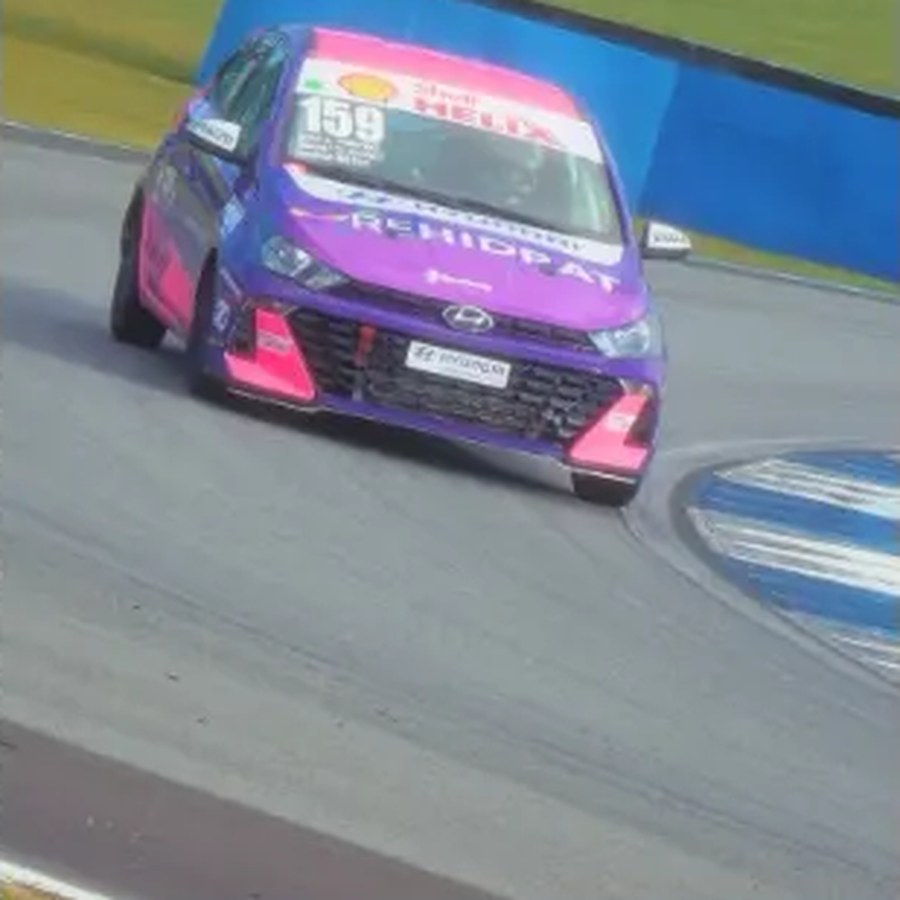 HB20 da Copa Hyundai em ação na pista